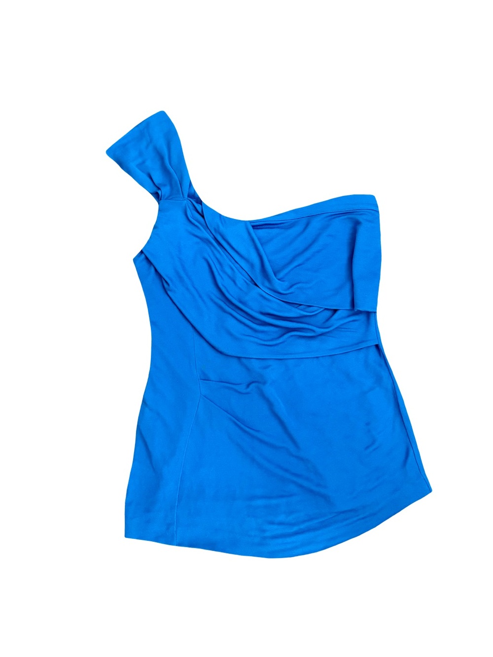 GUCCI TOM FORD BLUE ONE-SHOULDER TOP // SIZE  XS💙